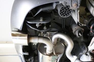 Fox Endschalldämpfer quer 129x106 Typ 32 rechts/links für Infiniti EX37 (ab 2010) – Edelstahl, Rohr 55 mm, EG-Gutachten