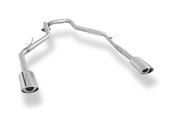 Fox Endrohrgeweih 115x85 Typ 33 rechts/links für Kia Sorento JC – Edelstahl, EG-Gutachten