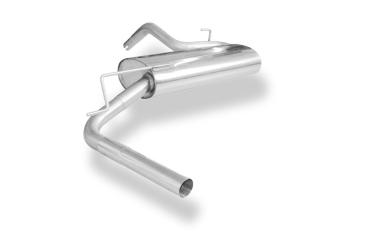 Fox Endschalldämpfer quer 1x45 Typ 10 links für Lada Niva 4x4 (2010–2017) – Edelstahl, Rohr 45 mm, EG-Gutachten