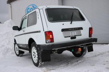 Fox Endschalldämpfer für Lada Niva 4x4 – Ausgang rechts/links – 1x45 mm (Typ 10)