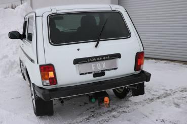 Fox Endschalldämpfer für Lada Niva 4x4 – Ausgang rechts/links – 1x45 mm (Typ 10)