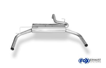 Fox Endschalldämpfer für Lada Niva 4x4 – Ausgang rechts/links – 1x45 mm (Typ 10)