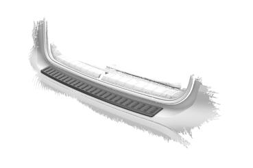 CSR Ladekantenschutz für BMW X1 F48 LKS026-G Glossy schwarz Hochglanz (keine Lackierung erforderlich)