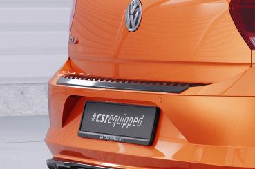 CSR Ladekantenschutz für VW Polo 6 (Typ AW) LKS032-G Glossy schwarz Hochglanz (keine Lackierung erforderlich)