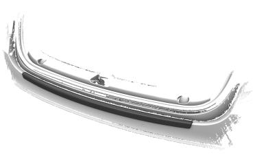 CSR Ladekantenschutz für Tesla Model Y LKS045-G Glossy schwarz Hochglanz (keine Lackierung erforderlich)