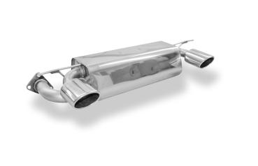 Fox Endschalldämpfer 115x85 Typ 32 rechts/links für Lotus Elise – Edelstahl, Rohr 55 mm, EG-Gutachten