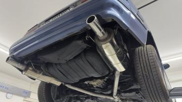 Fox Endschalldämpfer 1x80 Typ 12 rechts/links für Mazda RX-7 FC – Edelstahl, EG-Gutachten