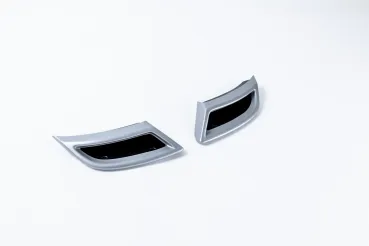 Milotec - Auspuff-Dummies silber für Skoda Kodiaq NS inkl. Facelift ohne Scout oder Sportline