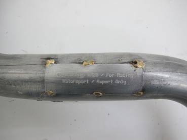 Novus Vor-/Zentralschalldämpfer Ersatzrohr Gruppe N für VW Golf 3 & Vento – 2.0 GTI 16V / 2.8 VR6 – aluminierter Stahl – Motorsport/Racing