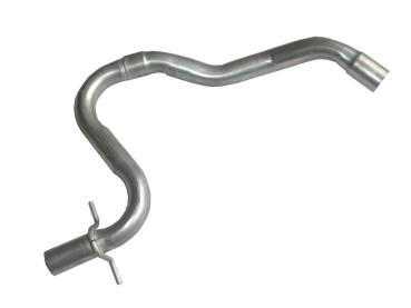 Novus Vor-/Mittelschalldämpfer Ersatzrohr Gruppe N für Audi A3 8P, Seat Leon 1P, VW Beetle 5C, Golf 5/6 & Scirocco – 2.0 TFSI/TSI – Aluminierter Stahl