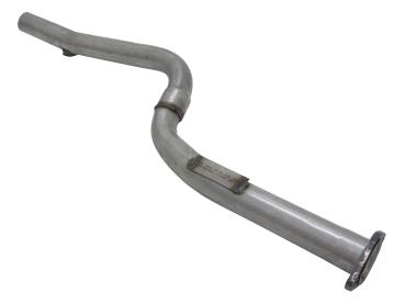 Novus Vor-/Mittelschalldämpfer Ersatzrohr Gruppe N für Mercedes 190 W201 – 1.8 / 2.0 – Aluminierter Stahl – 48mm