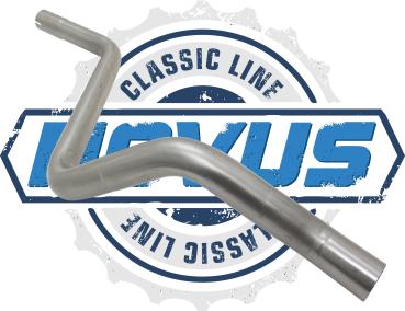 Novus Classic-Line Serien Verbindungsrohr für VW Golf 1 Cabrio (155) / Scirocco (53B) – Edelstahl – Ersatz für Serienrohr