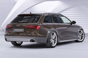 CSR Rücklichtblenden für Audi A6 C7 (Typ 4G) Avant RB018-L schwarz matt (Lackierung erforderlich)