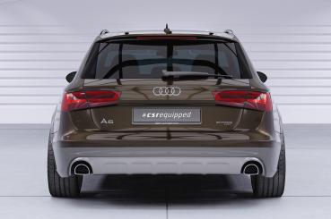 CSR Rücklichtblenden für Audi A6 C7 (Typ 4G) Avant RB018-L schwarz matt (Lackierung erforderlich)