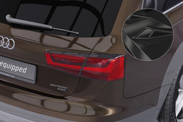 CSR Rücklichtblenden für Audi A6 C7 (Typ 4G) Avant RB018-G Glossy schwarz Hochglanz (keine Lackierung erforderlich)