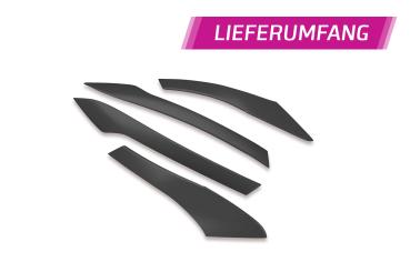 CSR Rücklichtblenden für Mercedes-Benz A-Klasse W177 RB020-L schwarz matt (Lackierung erforderlich)