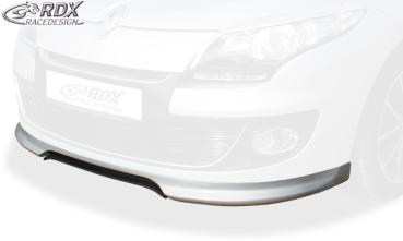 RDX Frontspoiler für RENAULT Megane 3 Limousine / Grandtour (2012+) Frontlippe Front Ansatz Spoilerlippe