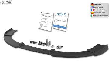 RDX Frontspoilerlippe VARIO-X für AUDI A4 8E B7 Frontlippe Front Ansatz Vorne Spoilerlippe