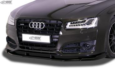 RDX Frontspoilerlippe VARIO-X für AUDI A8 D4/4H S-Line, S8, Sport-Edition (2013+) Frontlippe Front Ansatz Vorne Spoilerlippe