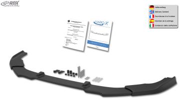 RDX Frontspoilerlippe VARIO-X für FORD Focus 4 ST & ST-Line Frontlippe Front Ansatz Vorne Spoilerlippe