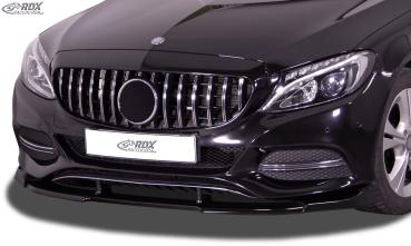 RDX Frontspoilerlippe VARIO-X für MERCEDES C-Klasse W205, S205, C205 (-2018) "V2" Frontlippe Front Ansatz Vorne Spoilerlippe