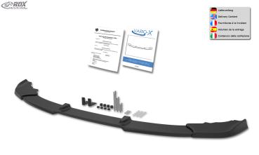 RDX Frontspoilerlippe VARIO-X für BMW X5 (F15) M-Sport / M-Paket -2018 Frontlippe Front Ansatz Vorne Spoilerlippe