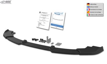 RDX Frontspoilerlippe VARIO-X für BMW 3er F30 / F31 2012+ (M-Technik Frontstoßstange) Frontlippe Front Ansatz Vorne Spoilerlippe