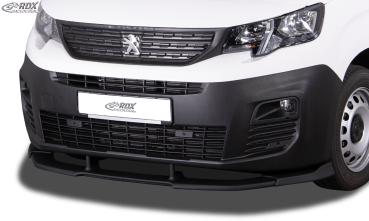 RDX Frontspoilerlippe VARIO-X für CITROEN Berlingo, PEUGEOT Partner & Rifter, OPEL Combo, TOYOTA ProAce City (Typ E, 2018+) Frontlippe Front Ansatz Vorne Spoilerlippe
