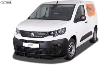 RDX Frontspoilerlippe VARIO-X für CITROEN Berlingo, PEUGEOT Partner & Rifter, OPEL Combo, TOYOTA ProAce City (Typ E, 2018+) Frontlippe Front Ansatz Vorne Spoilerlippe