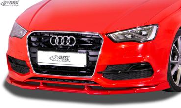 RDX Frontspoilerlippe VARIO-X für AUDI A3 8V7 Cabrio S-Line / S3 Cabrio (S-Line- bzw. S3 Frontstoßstange. -2016) Frontlippe Front Ansatz Vorne Spoilerlippe