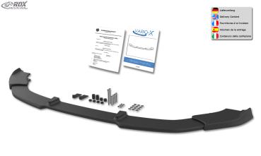 RDX Frontspoilerlippe VARIO-X für HYUNDAI Tucson (NX4e) 2020+ Frontlippe Front Ansatz Vorne Spoilerlippe