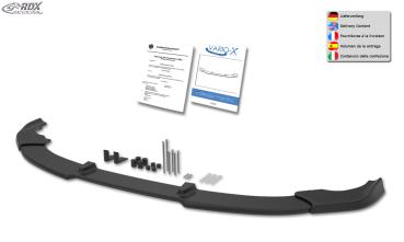 RDX Frontspoilerlippe VARIO-X für AUDI Q5 S-Line & SQ5 (FY / 2021+), auch Sportback Frontlippe Front Ansatz Vorne Spoilerlippe
