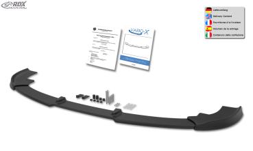 RDX Frontspoiler VARIO-X für RENAULT Master & NISSAN Interstar (2024-heute) Frontlippe Front Ansatz Vorne Spoilerlippe