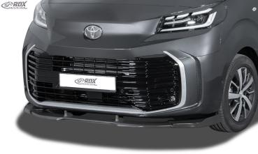 RDX Frontspoiler VARIO-X für CITROEN Jumpy / Spacetourer (V) & FIAT Ulysse / Scudo (V) & OPEL Zafira / Vivaro (V) & PEUGEOT Expert / Traveller (V) & TOYOTA ProAce / ProAce Verso (V) Frontlippe Front Ansatz Vorne Spoilerlippe