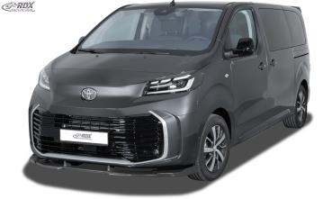 RDX Frontspoiler VARIO-X für CITROEN Jumpy / Spacetourer (V) & FIAT Ulysse / Scudo (V) & OPEL Zafira / Vivaro (V) & PEUGEOT Expert / Traveller (V) & TOYOTA ProAce / ProAce Verso (V) Frontlippe Front Ansatz Vorne Spoilerlippe