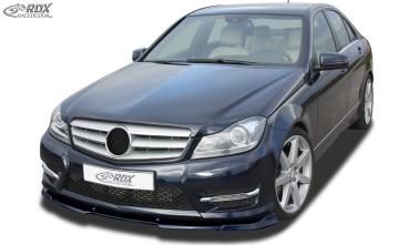 RDX Frontspoilerlippe VARIO-X für MERCEDES C-Klasse W204 / S204 AMG-Styling 2011+ (Passend an Fahrzeuge mit AMG-Stylingpaket Frontstoßstange) Frontlippe Front Ansatz Vorne Spoilerlippe