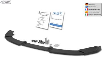 RDX Frontspoilerlippe VARIO-X für BMW 3er G20 / G21 M-Sport und mit M-Aerodynamikpaket Frontlippe Front Ansatz Vorne Spoilerlippe