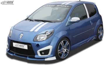 RDX Frontspoilerlippe VARIO-X für RENAULT Twingo 2 RS Phase 1 Frontlippe Front Ansatz Vorne Spoilerlippe