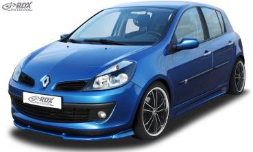 RDX Frontspoilerlippe VARIO-X für RENAULT Clio 3 Phase 1 (nicht RS) Frontlippe Front Ansatz Vorne Spoilerlippe