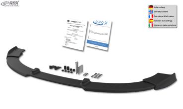RDX Frontspoilerlippe VARIO-X für AUDI A3 8P 2006-2008 S-Line / A3 Sportback -2008 S-Line Frontlippe Front Ansatz Vorne Spoilerlippe
