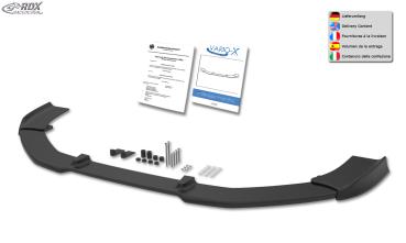 RDX Frontspoilerlippe VARIO-X für VW Passat CC -2012 R-Line Frontlippe Front Ansatz Vorne Spoilerlippe