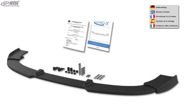 RDX Frontspoilerlippe VARIO-X für RENAULT Megane 3 Coupe / Cabrio / CC (-2012) Frontlippe Front Ansatz Vorne Spoilerlippe