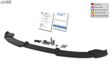 RDX Frontspoilerlippe VARIO-X für RENAULT Kangoo 1 (1998-2003) Frontlippe Front Ansatz Vorne Spoilerlippe