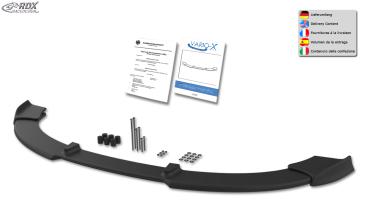 RDX Frontspoilerlippe VARIO-X für KIA Ceed Typ ED 2009-2012 (auch SW) Frontlippe Front Ansatz Vorne Spoilerlippe