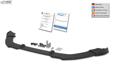 RDX Frontspoilerlippe VARIO-X für FORD Focus 3 ST Facelift (2015+) Frontlippe Front Ansatz Vorne Spoilerlippe