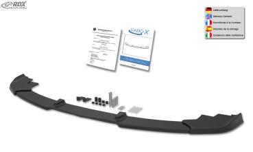 RDX Frontspoilerlippe VARIO-X für MERCEDES E-Klasse W212 AMG 2009-2013 Frontlippe Front Ansatz Vorne Spoilerlippe