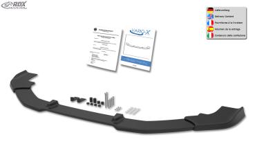 RDX Frontspoilerlippe VARIO-X für VW Tiguan (2011+) R-Line Frontlippe Front Ansatz Vorne Spoilerlippe