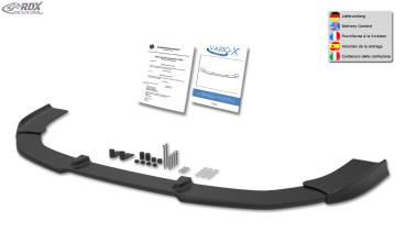 RDX Frontspoilerlippe VARIO-X für TOYOTA Avensis T27 2015+ Frontlippe Front Ansatz Vorne Spoilerlippe