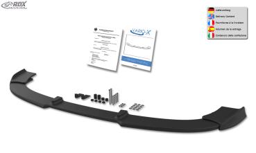RDX Frontspoilerlippe VARIO-X für MERCEDES E-Klasse Cabrio A207 / Coupe C207 2013+ Frontlippe Front Ansatz Vorne Spoilerlippe