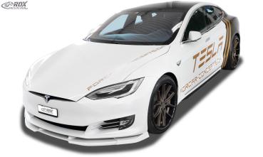 RDX Frontspoilerlippe VARIO-X für TESLA Model S 2016+ Frontlippe Front Ansatz Vorne Spoilerlippe